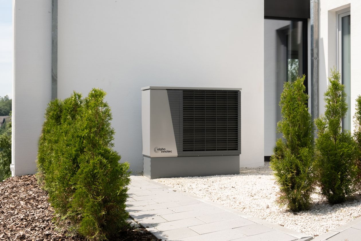 Modern air source heat pump system